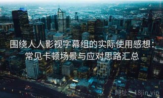 围绕人人影视字幕组的实际使用感想：常见卡顿场景与应对思路汇总