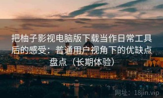 把柚子影视电脑版下载当作日常工具后的感受：普通用户视角下的优缺点盘点（长期体验）