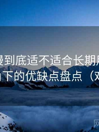 age 动漫到底适不适合长期用？普通用户视角下的优缺点盘点（对比总结）