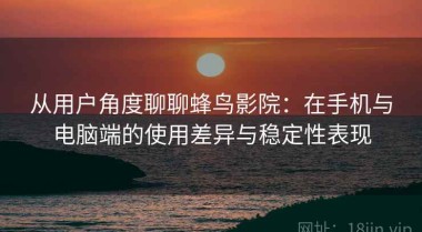 从用户角度聊聊蜂鸟影院：在手机与电脑端的使用差异与稳定性表现