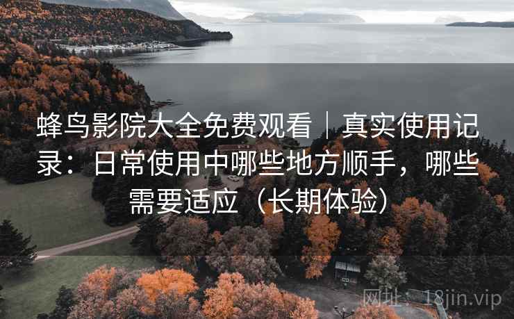 蜂鸟影院大全免费观看｜真实使用记录：日常使用中哪些地方顺手，哪些需要适应（长期体验）