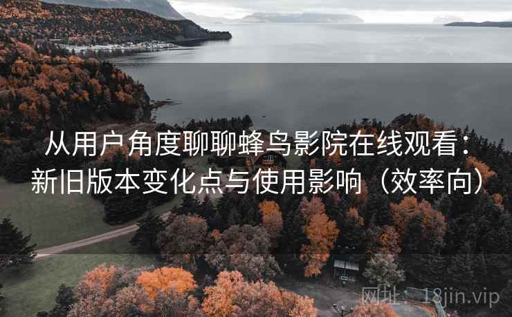 从用户角度聊聊蜂鸟影院在线观看：新旧版本变化点与使用影响（效率向）